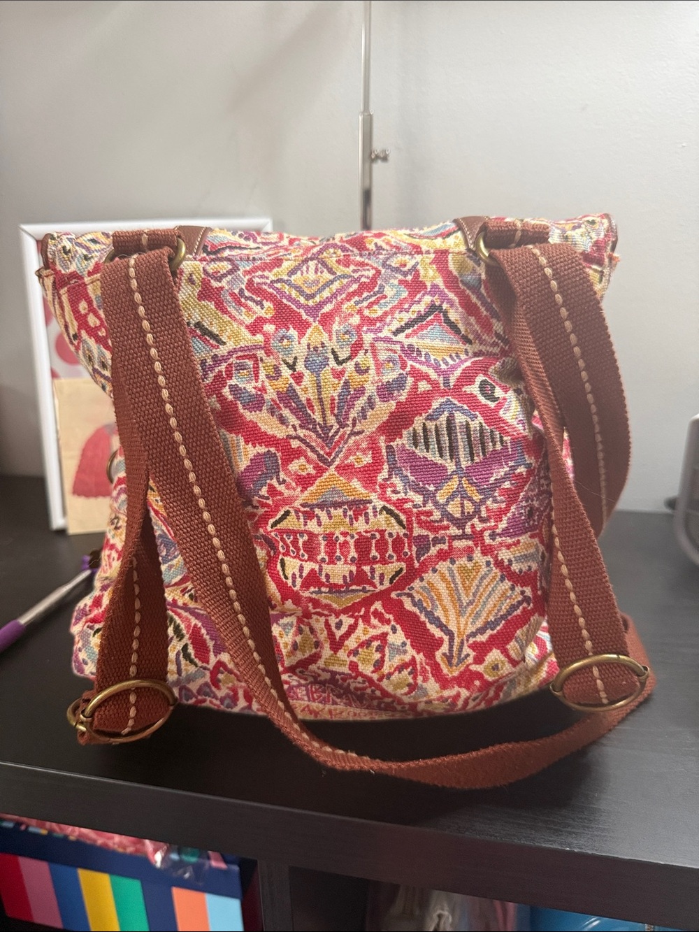Sakroots Artistic Circle Convertible Flap Backpack - Picture 6 of 14